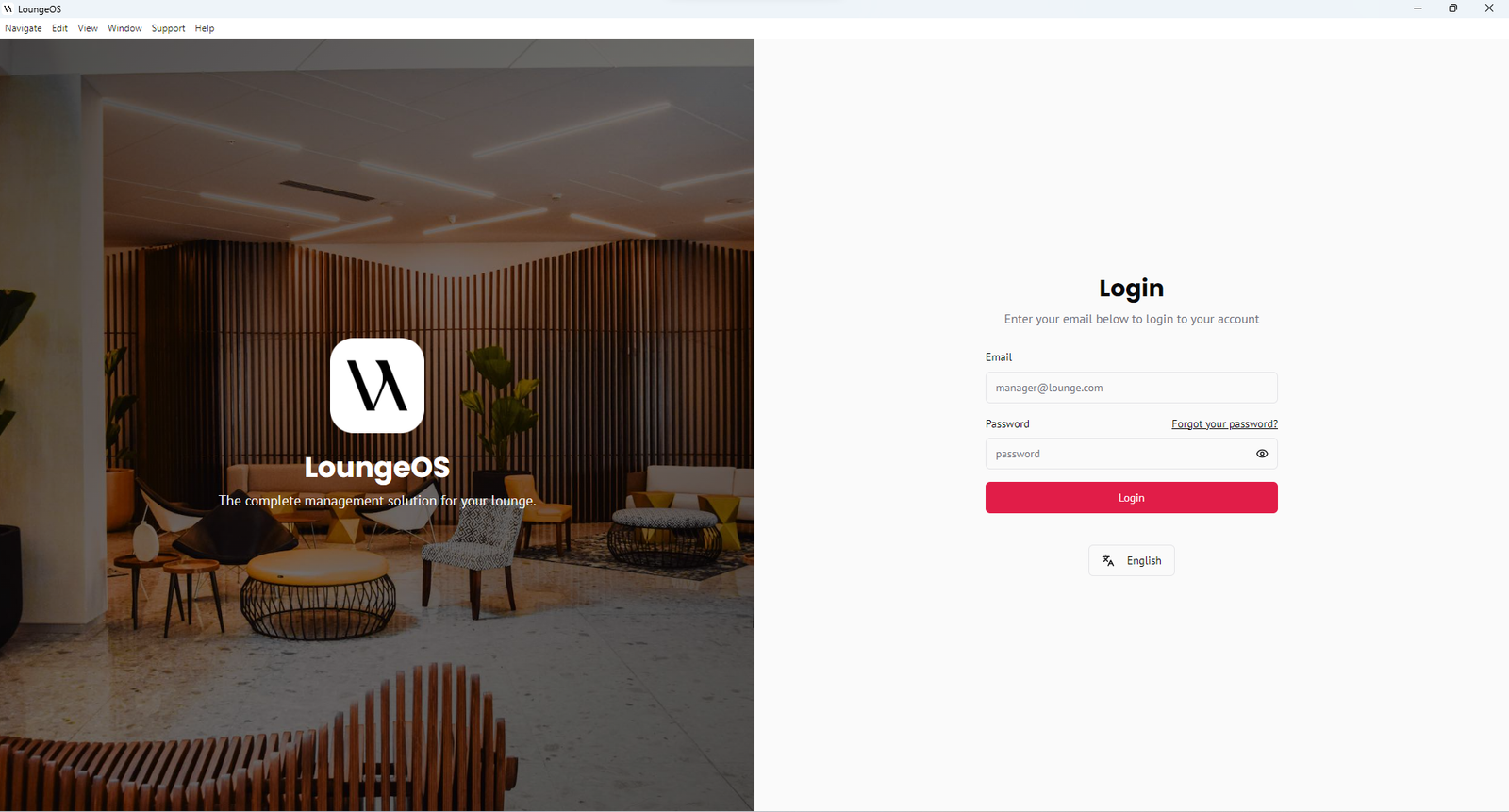 LoungeOS Screenshot
